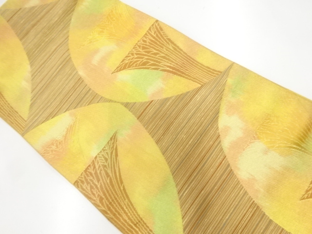 JAPANESE KIMONO / VINTAGE NAGOYA OBI / WOVEN TREES